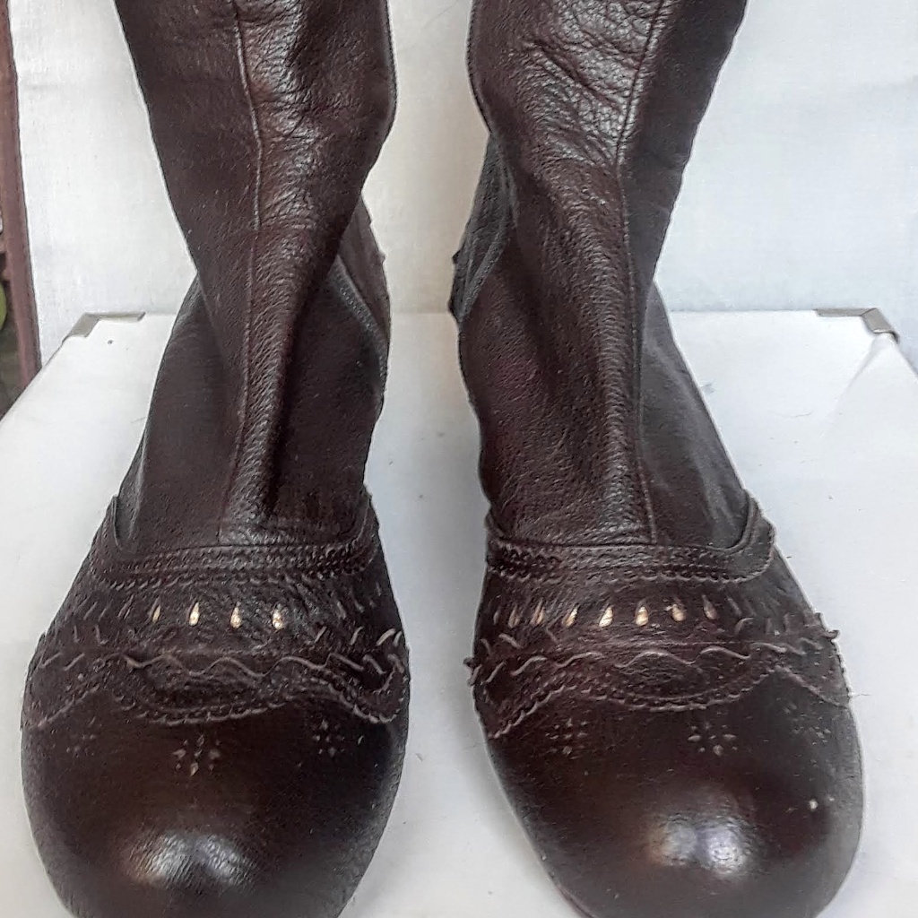 Euc Chie Mihara Leather Boots, Size 37.5
